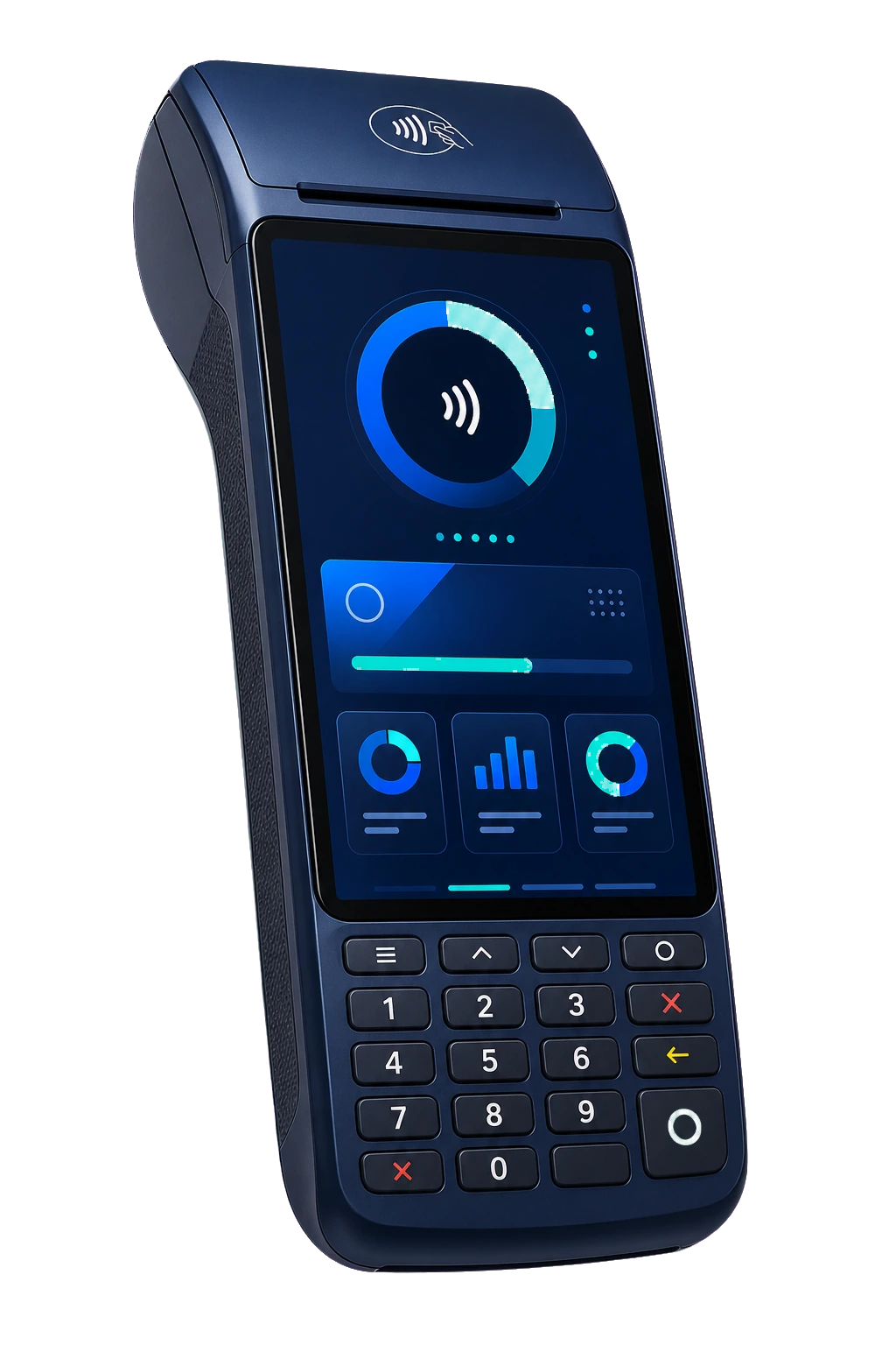 Maquininha Kymbo Pay com tela digital